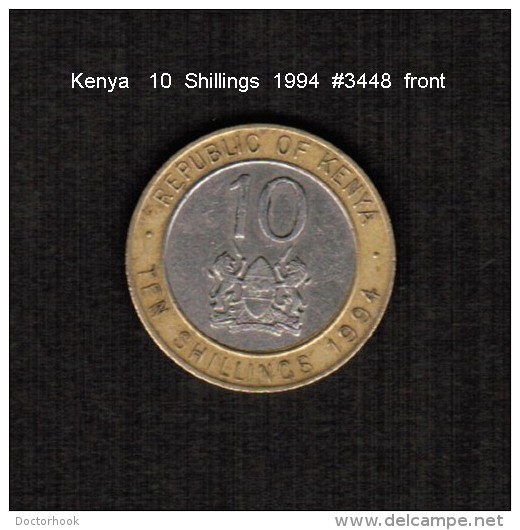KENYA    10  SHILLINGS   1994  (KM # 27) - Kenia