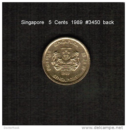 SINGAPORE    5  CENTS   1989  (KM # 50) - Singapore