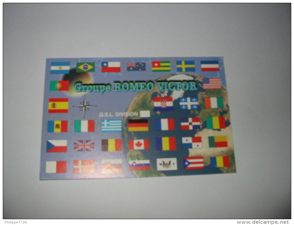 MULTI DRAPEAU INTERNATIONAL Carte CB * - CB