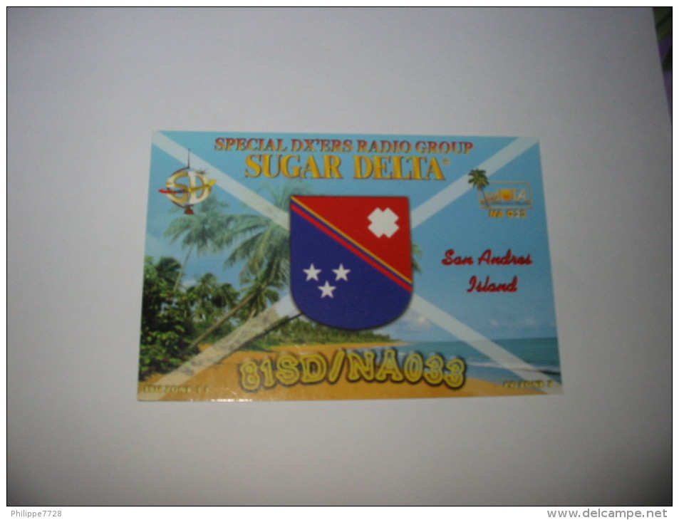 SAN ANDRES ISLAND  Carte CB * - CB