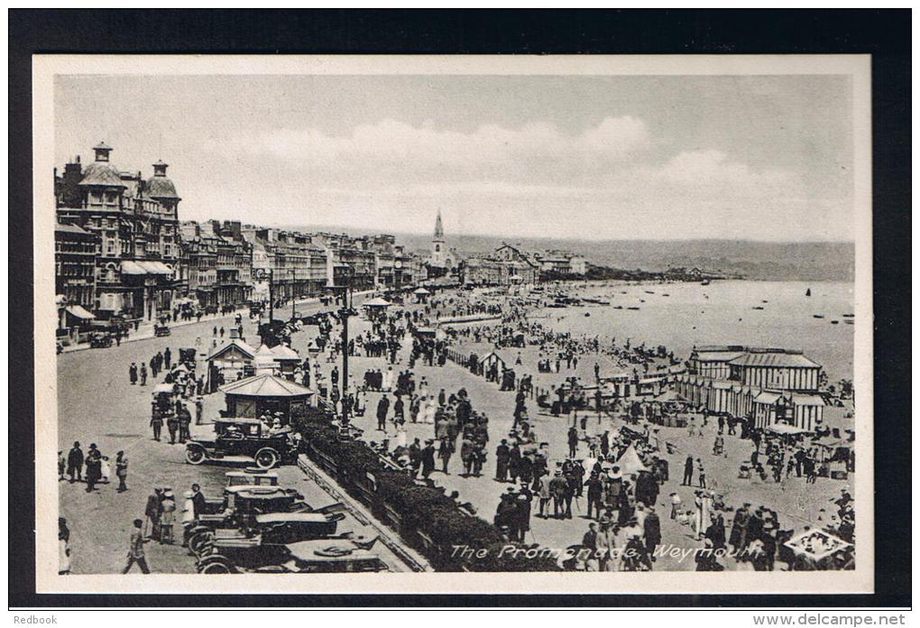 RB 959 - Early Postcard - Cars At The Promenade - Weymouth Dorset - Weymouth