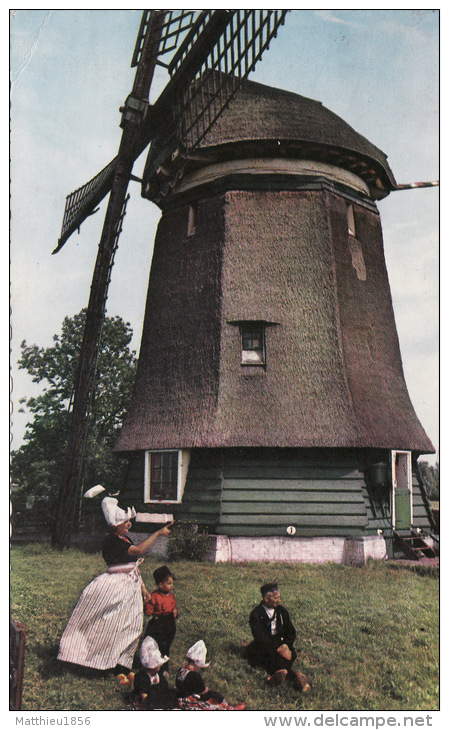 CPSM VOLENDAM - Molen, Moulin à Vent (A51) - Volendam