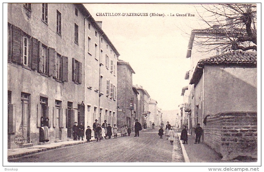 CHATILLON D´AZERGUES - La Grand´Rue - Sonstige & Ohne Zuordnung