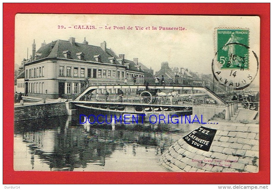 Pas De Calais - CALAIS - Le Pont De Vic Et La Passerelle - Calais