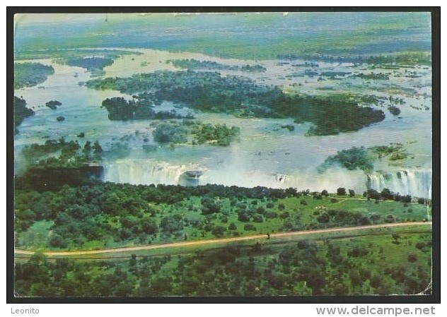 ZIMBABWE Simbabwe Victoria Falls Cataract Island Lion Stamp 1982 - Simbabwe