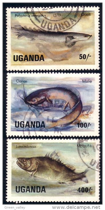 1898 Ouganda Poissons Fish Fishes Fische (UGA-46) - Pesci