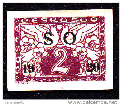 East Silesia Ovpt Newspaper Black Overprint Mint Hinged - Unused Stamps