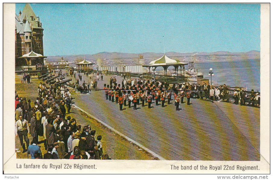 Québec - La Citadelle - Souvenir Boolet - Change Of The Guards - Royal 22e Regiment - Military - Animation - 2 Scans - Québec - La Citadelle