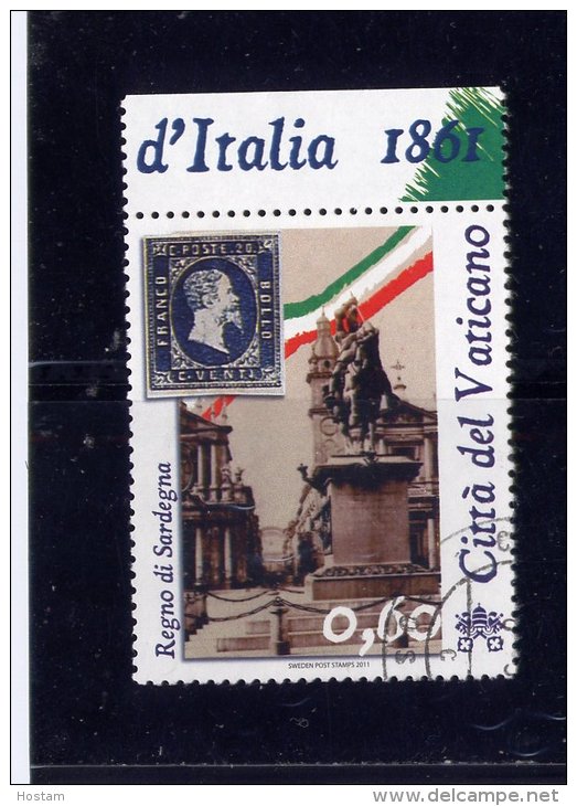 VATICAN,  USED, Scott  # 1467 , Citta Del Vaticano, Regon Di Sardegna     USED - Oblitérés