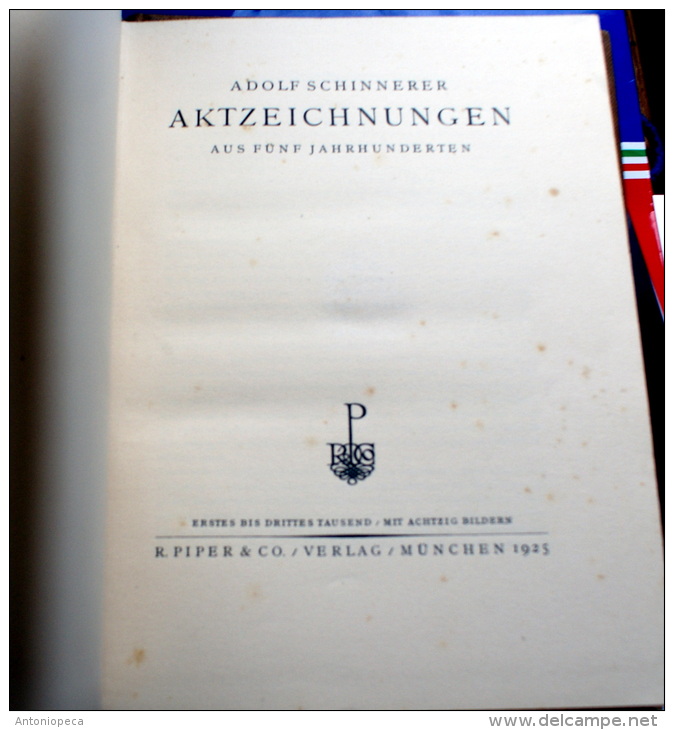 AKTZEICHNUNGEN AUS FUNF JAHRHUNDERTEN  GERMANY 1925 - Libri Vecchi E Da Collezione