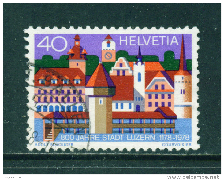 SWITZERLAND - 1978  Lucerne  40c  Used As Scan - Used Stamps