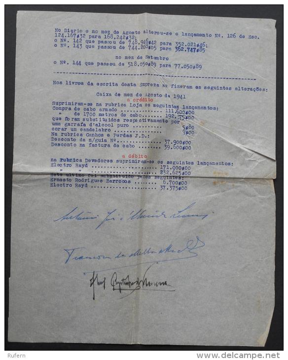 CARTA E EXTRATO DE CONTA DO CREDITO PREDIAL PORTUGUÊS - 18-07-1933  - 2 Image  -    (Nº04162) - Portugal