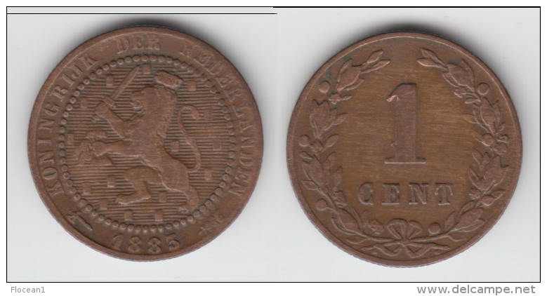 **** PAYS-BAS - NETHERLANDS - 1 CENT 1883 WILLEM III **** EN ACHAT IMMEDIAT - 1849-1890 : Willem III