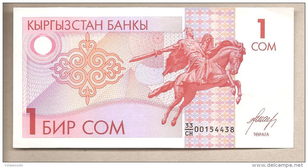 Kirghizistan - Banconota Non Circolata Da 1 Som - Kyrgyzstan