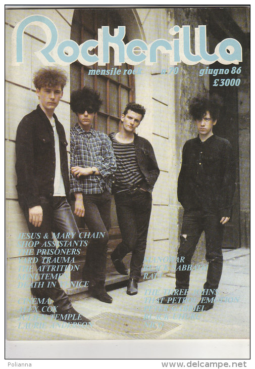 RA#34#37 MENSILE ROCK N.70/1986 ROCKERILLA - JESUS &amp; MARY CHAIN/BLACK SABBATH/MINUTEMEN/ATTRITI ON/THE PRISONERS - Musique