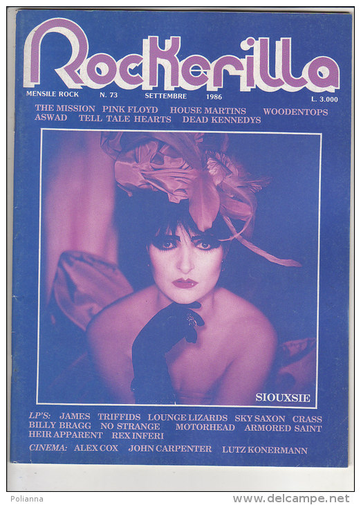 RA#34#39 MENSILE ROCK N.73/1986 ROCKERILLA - SIOUXSIE/THE MISSION/WOODENTOPS/HOUSEM ARTINS/FIELDS OF THE NEPHILIM - Musique