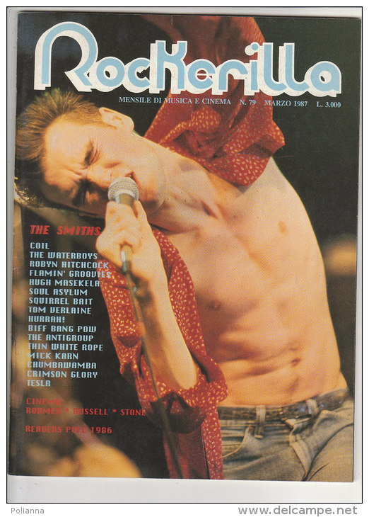 RA#34#44 MENSILE ROCK N.79/1987 ROCKERILLA - THE SMITHS/THE WATERBOYS/ROBYN HITCHCOCK/FLAMIN' GROOVIES/STEEPLE JACK - Musica