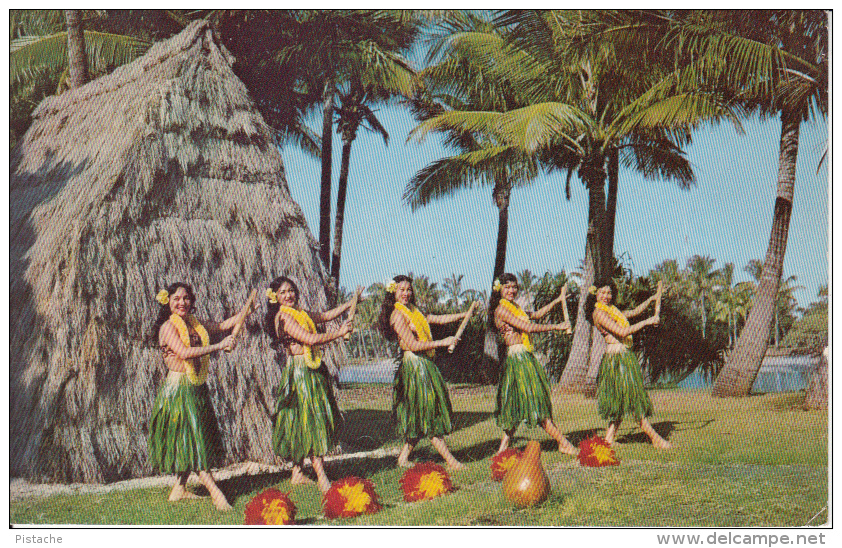 Hawai - United States - Hula Dancers - Young Girls - Written - Stamp & Postmark 1969 - 2 Scans - Honolulu