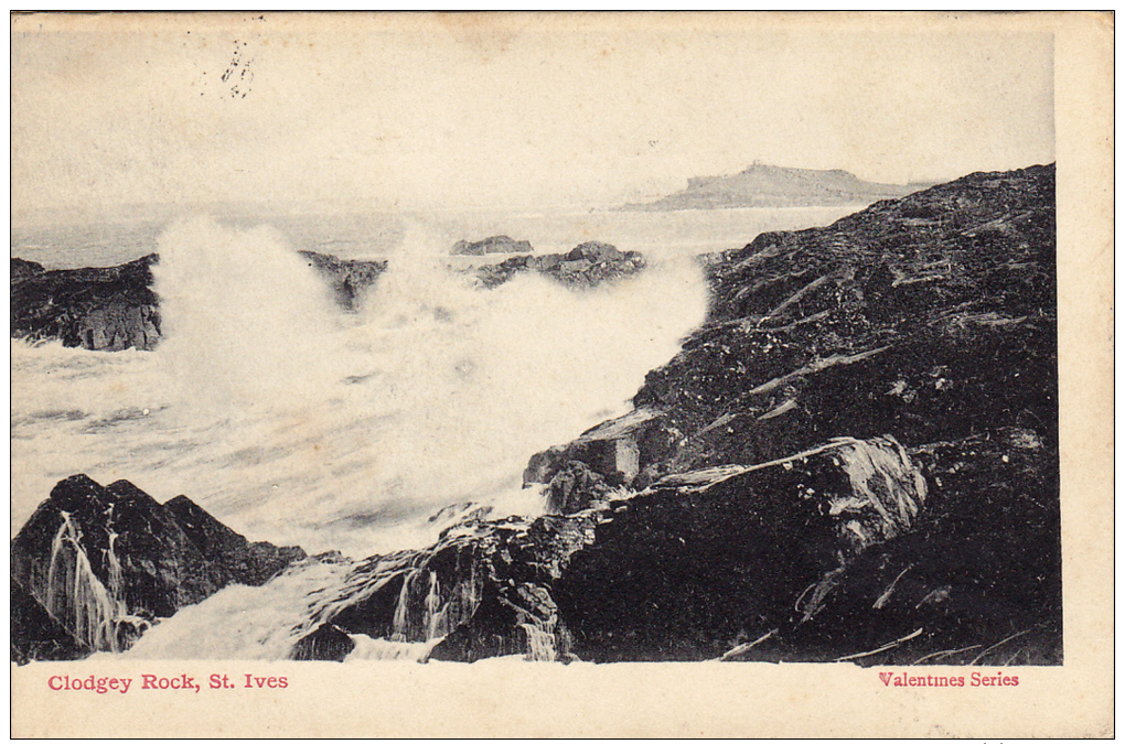 Clodgey Rock , ST. IVES , Cornwall , England , PU-1904 - St.Ives