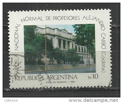 ARGENTINA 1984 - HIGH SCHOOL - USED OBLITERE GESTEMPELT USADO - Gebraucht