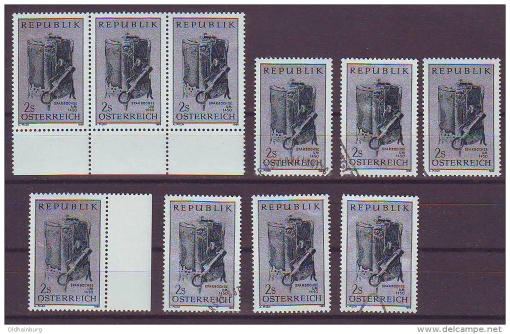 1203z4: Österreich 1969, Weltspartag- Motiv Banken & Sparkassen: 10 **/o Ausgaben - Other & Unclassified