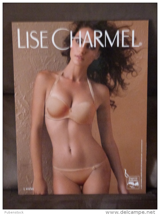 Publicité Cartonnée "LISE CHARMEL" Lingerie. Modèle 3. - Plaques En Carton
