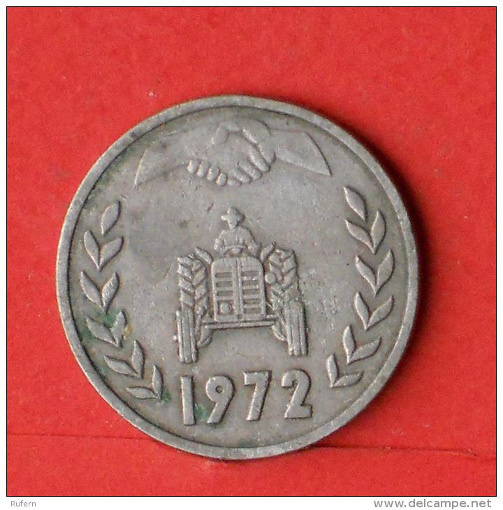 ALGERIA  1  DINAR  1972   KM# 104,1  -    (Nº04204) - Algérie