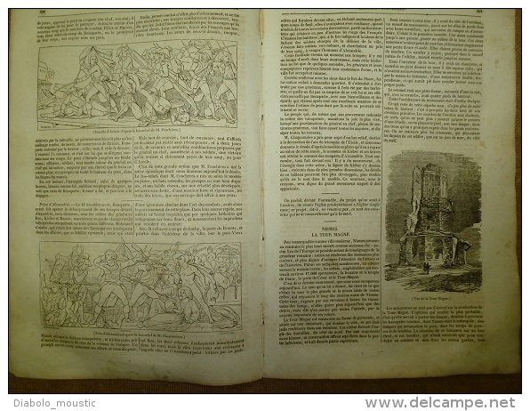 19 Juin 1834 MAGASIN UNIVERSEL :Cath. Lichfield LONDRES; Arc Triomphe ; ILES De DIEMEN ; Pilori à WATERLOO - 1800 - 1849