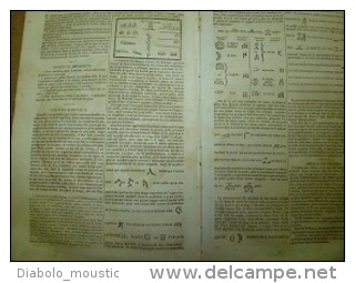 3 Juillet 1834 MAGASIN UNIVERSEL :Tour Du Beffroy à GAND ;La Table Ronde(St-Gréal);Ecriture-symbole;Origine Des Cloches - 1800 - 1849