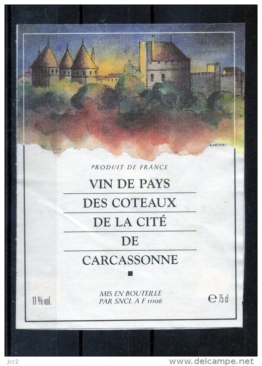 LE VIN ET LES PEINTRES - (Etiquette Légèrement Collée Sur Feuille D´expo.) - Arte