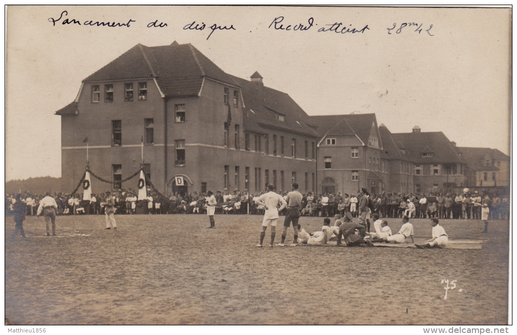 CP Photo 14-18 GUETERSLOH (Gutersloh) - Offizier Gefangenen Lager, Sport -Diskus (A51, Ww1, Wk1) - Gütersloh