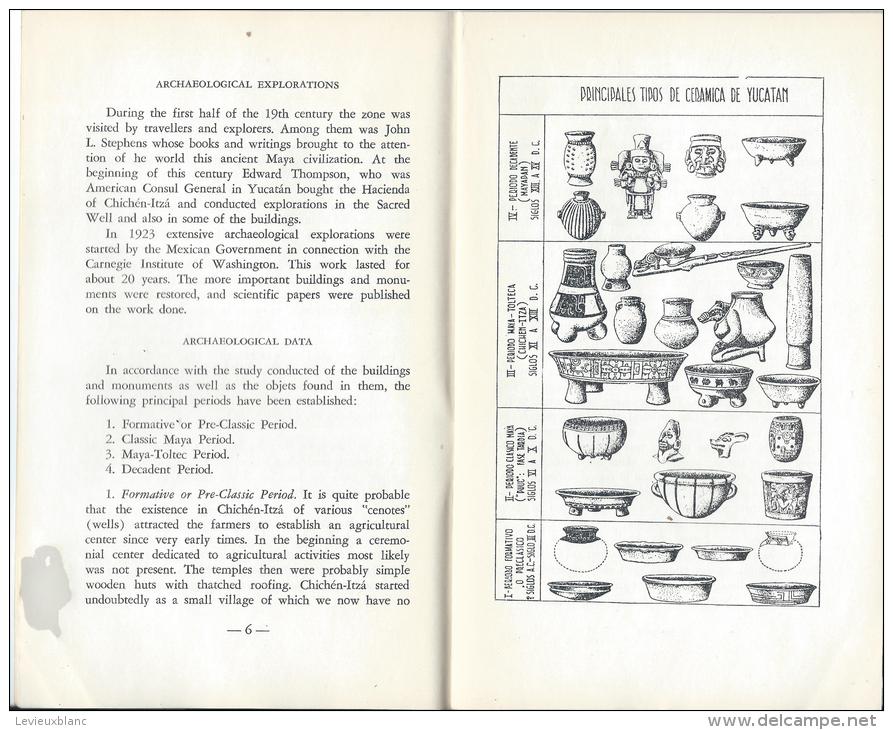 Guide Officiel En Anglais / CHICHEN ITZA/ Mexique/YUCATAN/Mérida/1963    PGC51 - Non Classés