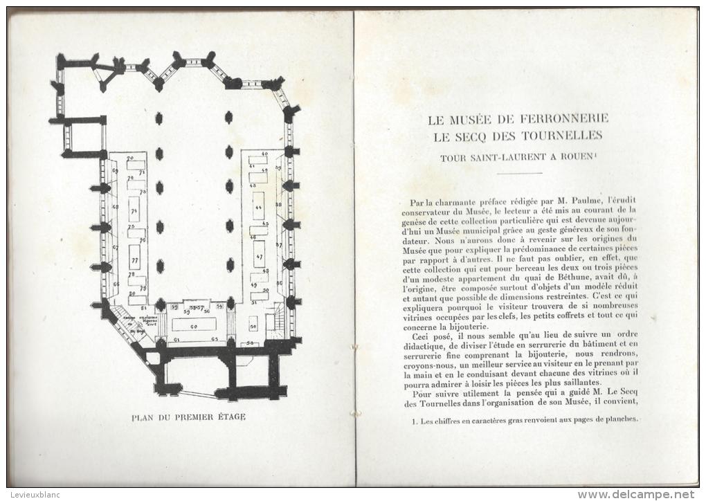 Guide Officiel /Le Musée De La Ferronnerie /Le Secq Des Tournelles /Tour Saint Laurent/ROUEN/1927   PGC52 - Archeologia
