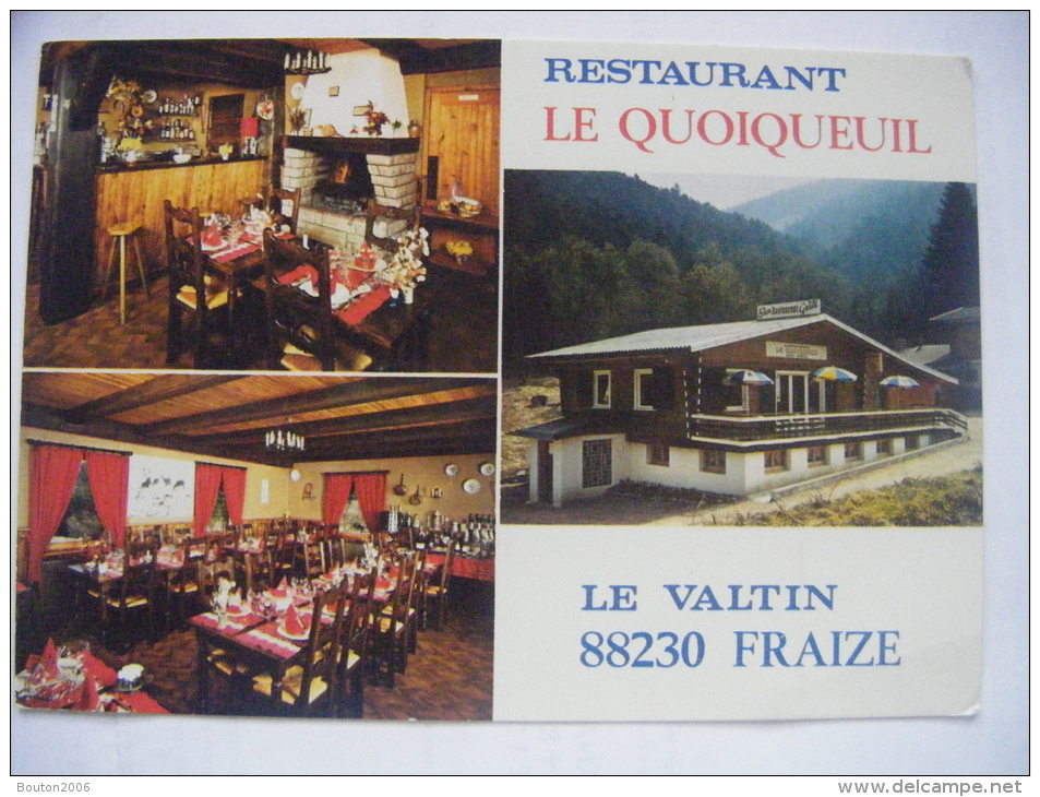 Fraize Restaurant Le Quoiqueuil Le Valtin - Fraize