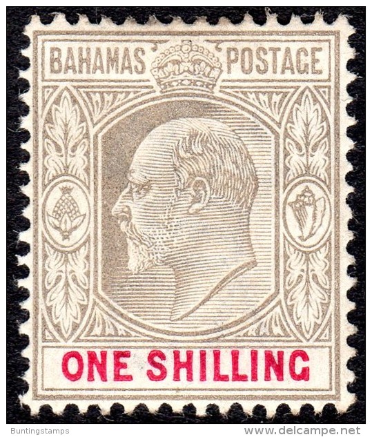 Bahamas  1902  Wmk  Crown CA   SG67  Hinged Mint - 1859-1963 Crown Colony