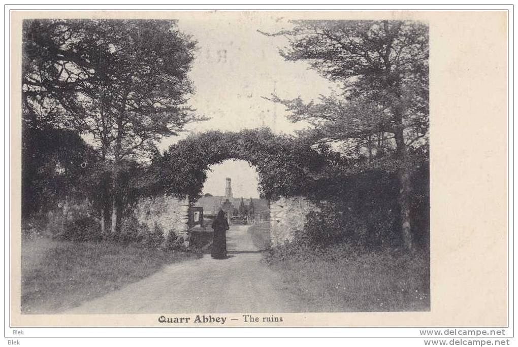 Quarr Abbey : The Ruins . - Autres & Non Classés