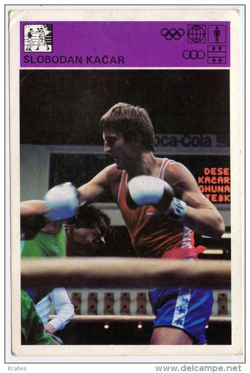 Svijet Sporta Cards - Slobodan Ka&#269;ar - Boxe