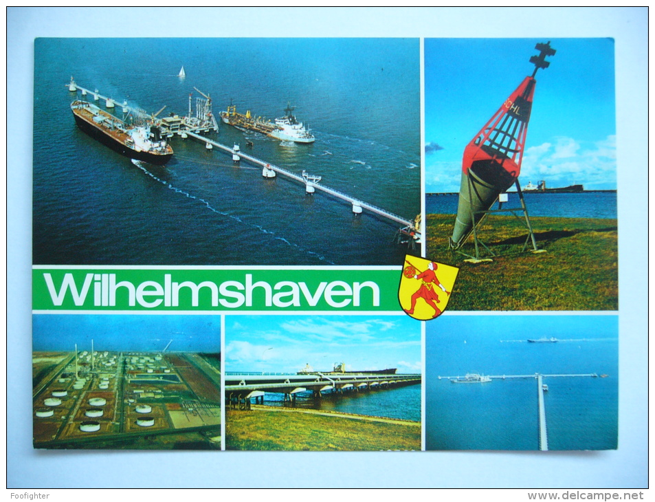 Germany: Wilhelmshaven - Luftbild - Mehrbildkarte - 1970s Unused - Wilhelmshaven