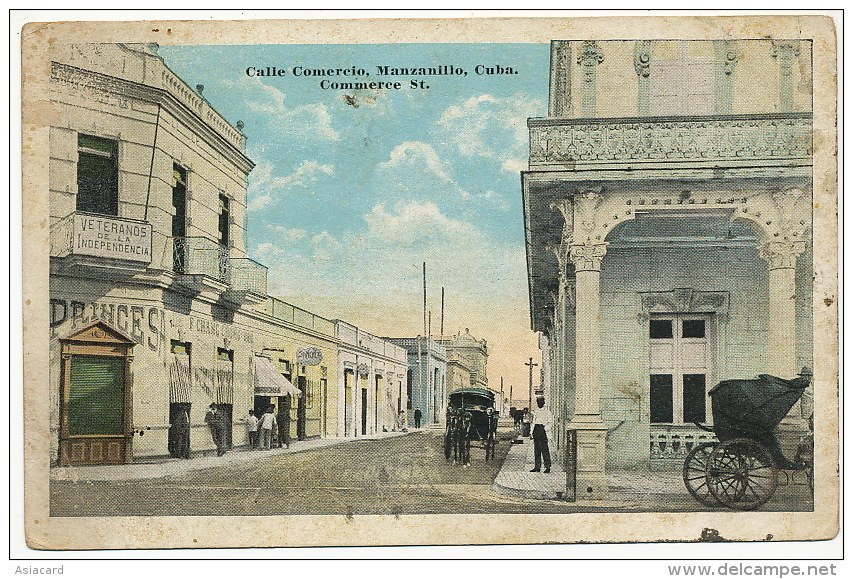 Manzanillo Calle Comercio Veteranos Independencia Chang Chong Chinese Store - Cuba