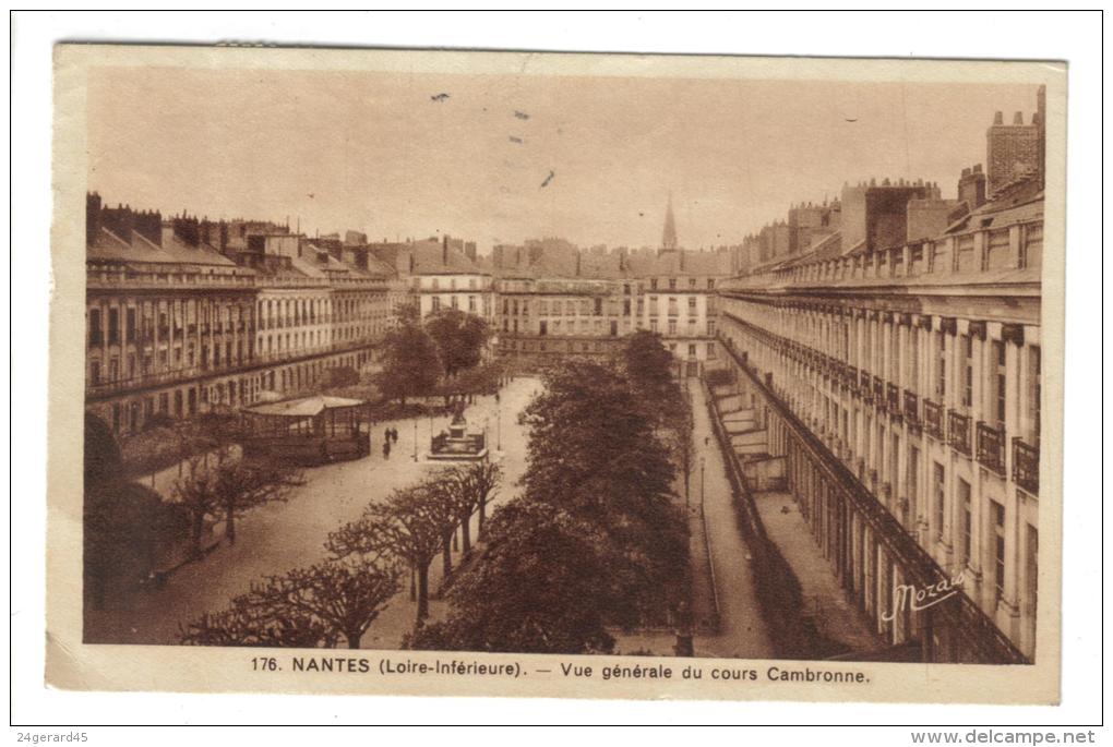 CPSM NANTES (Loire Atlantique) - Vue Générale Du Cours Cambronne - Nantes