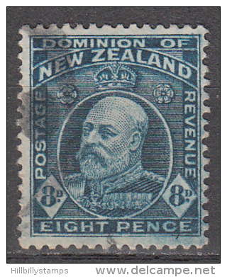 New Zealand    Scott No.  138   Used   Year  1909 - Usati