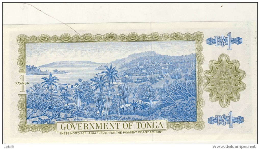 BILLET # TONGA # 1 PA ' ANGA # 1982 # PICK 14  # NEUF  # - Tonga