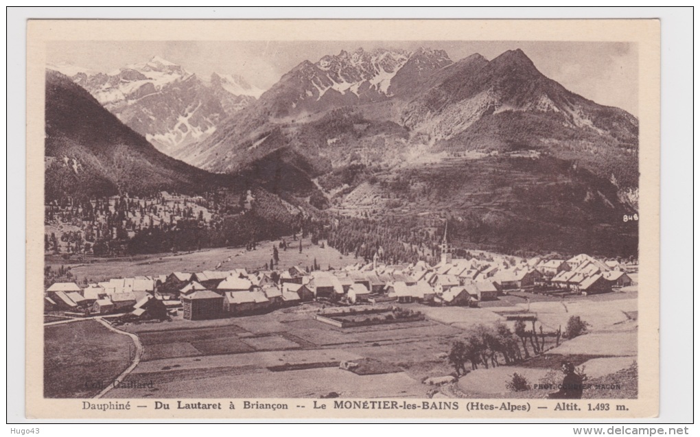 (RECTO / VERSO) DU LAUTARET A BRIANCON - LE MONETIER LES BAINS - Autres & Non Classés