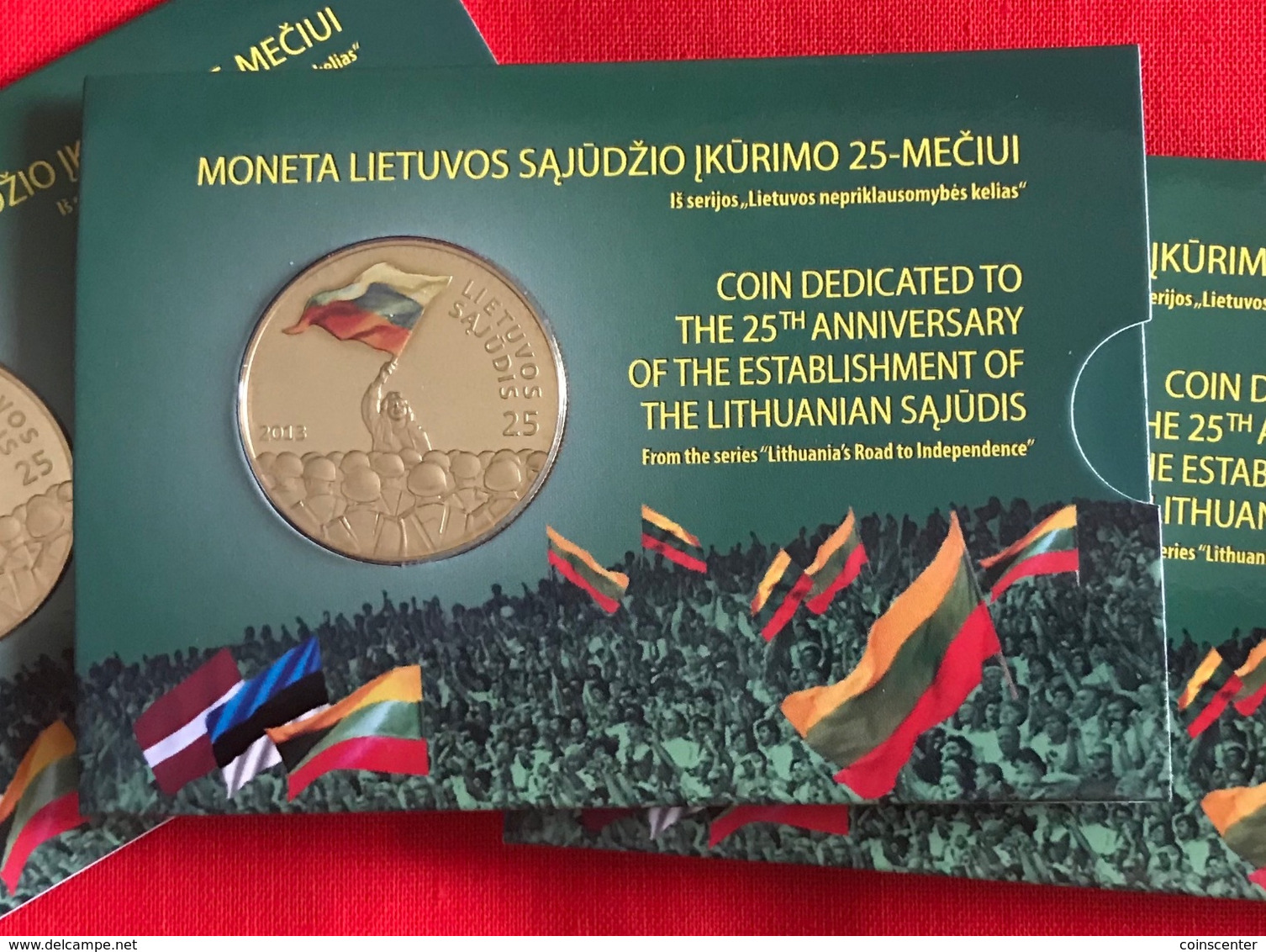 Lithuania 25 Litai 2013 "Establishment Of The Lithuanian S&#261;j&#363;dis" PROOF-LIKE - Lithuania