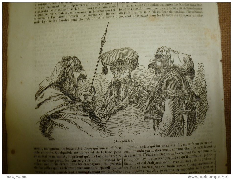 4 Sept. 1834 MAGASIN UNIVERSEL: Cathédrale De MILAN; Les Astrologues; La Bécasse; Pierre Mignard; Les Kurdes - 1800 - 1849