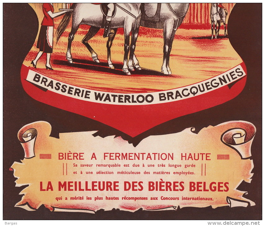 Carton Biere Brasserie Waterloo Bracquegnies - Posters