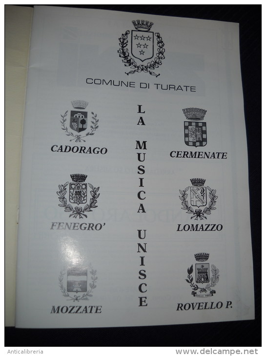 TURATE - CORPO MUSICALE S. CECILIA - 13° RADUNO BANDISTICO 16 GIUGNO 1991 - Musique