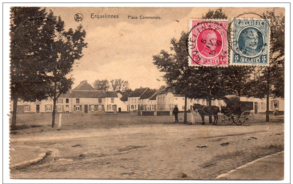 CP, BELGIQUE, HAINAUT, ERQUELINNES, Voyagé En 1924 - Erquelinnes