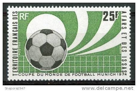 1974 Afars E Issas "Munich 74" Coppa Del Mondo World Cup Coupe Du Monde Calcio Football Set MNH** Nu53 - 1974 – Alemania Occidental