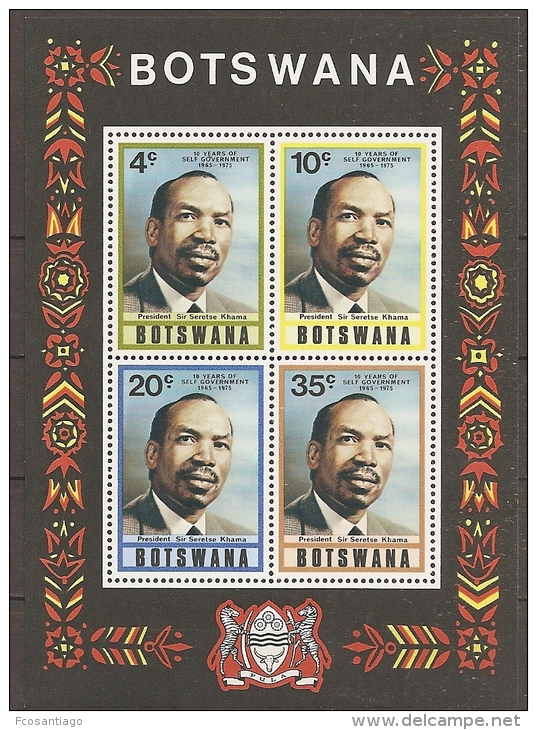 BOTSWANA 1975 - Yvert #H9 - MNH ** - Botswana (1966-...)